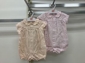 Grenouillère pieds fermés - Seersucker