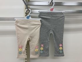 Short en maille - Fleurs