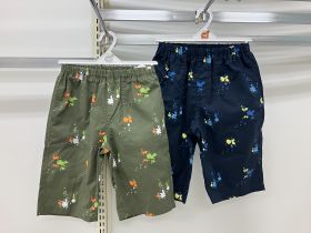 Short en toile - Imprimé all-over
