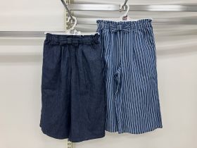 Short en toile - Oiseau